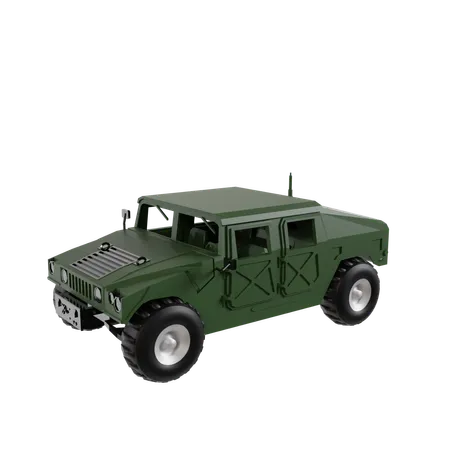 Vehículo del ejército  3D Icon