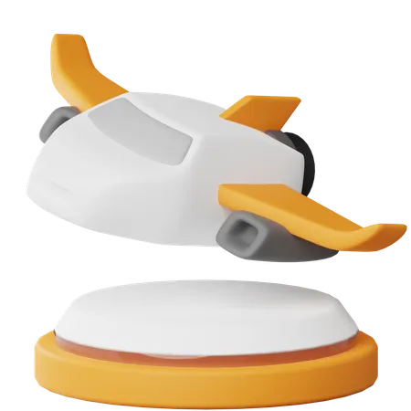 Vehículos voladores  3D Icon