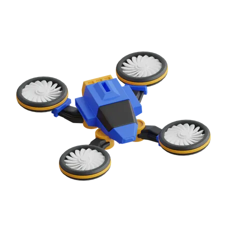Veículo drone  3D Icon