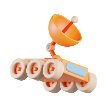 Veículo espacial  3D Icon
