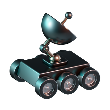 Veículo espacial  3D Icon