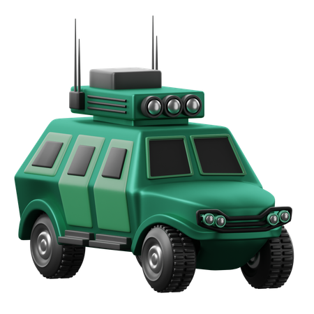 Veículo Militar  3D Icon