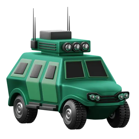 Veículo Militar  3D Icon