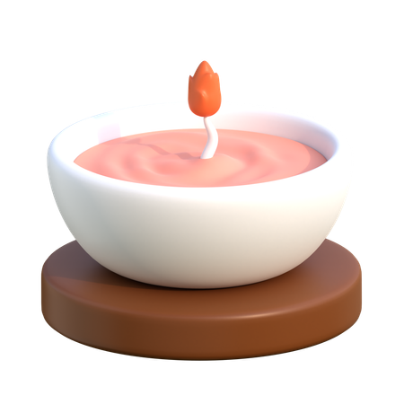 Aromaterapia con velas  3D Icon