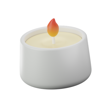Aromaterapia com velas  3D Icon