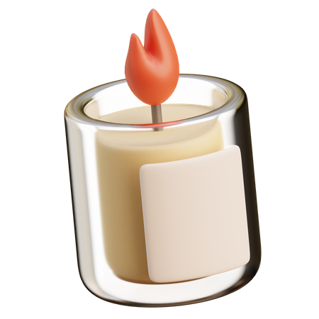 Vela de aromaterapia  3D Icon