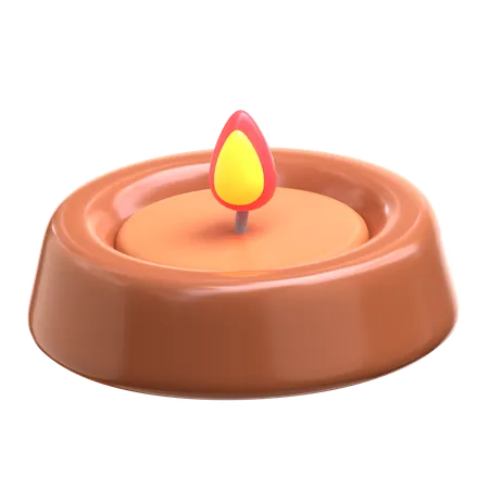 Vela de aromaterapia  3D Icon