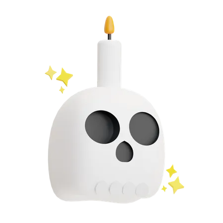 Vela de calavera  3D Icon