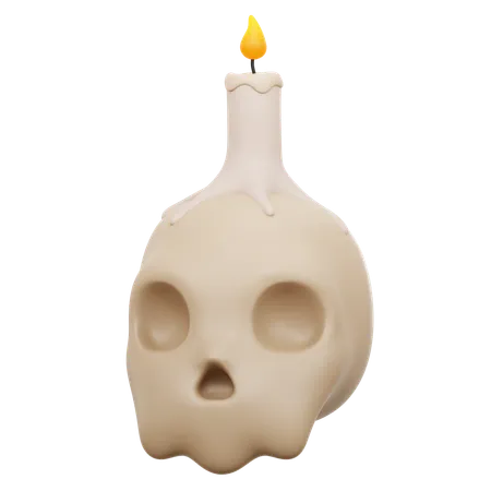 Vela de calavera  3D Icon