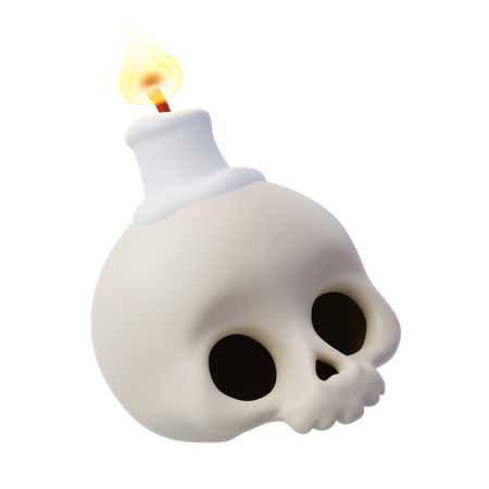 Vela de calavera  3D Icon