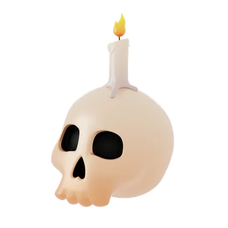 Vela de calavera  3D Icon