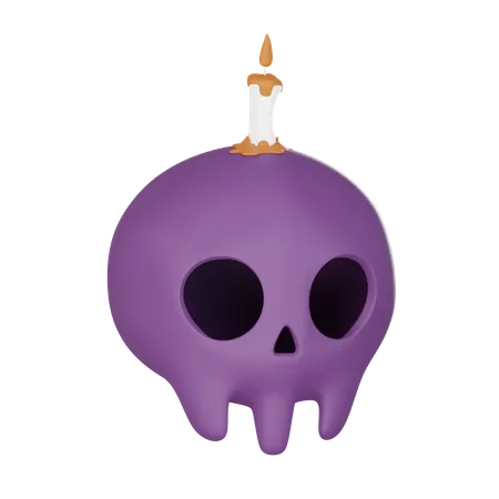 Vela de calavera  3D Icon