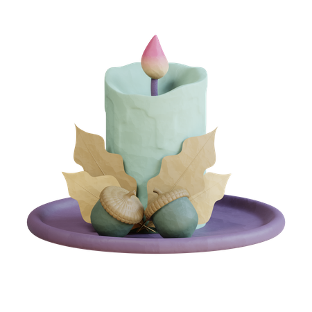 Vela de ação de graças  3D Icon