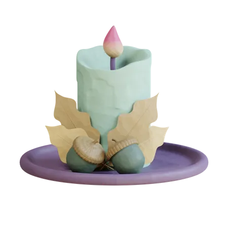 Vela de ação de graças  3D Icon