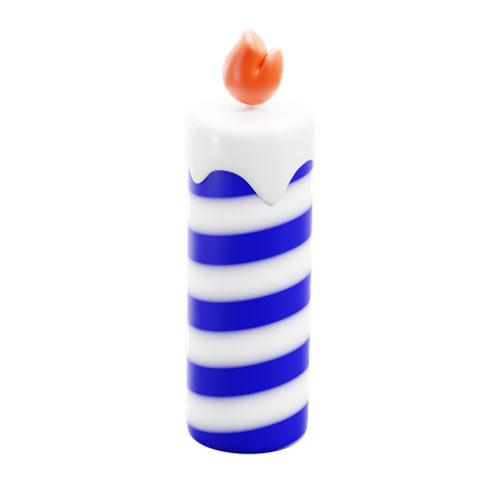 Vela de aniversário  3D Icon