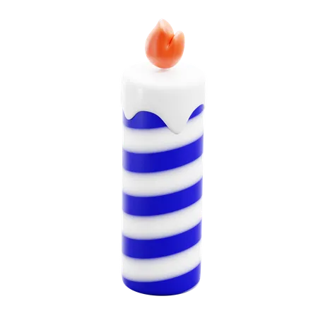 Vela de aniversário  3D Icon