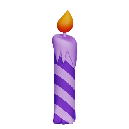 Vela de aniversário  3D Icon