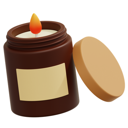 Vela de aromaterapia  3D Icon