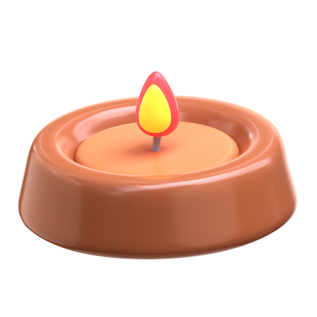 Vela de aromaterapia  3D Icon