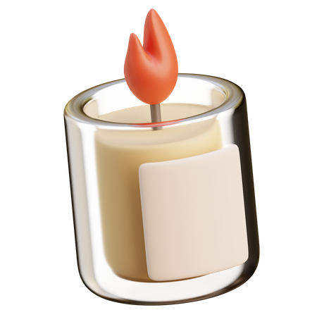 Vela de aromaterapia  3D Icon