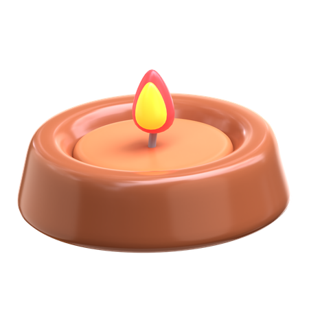 Vela de aromaterapia  3D Icon