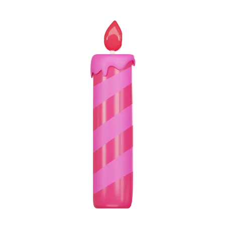 Vela de cumpleaños  3D Icon