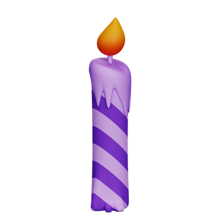 Vela de cumpleaños  3D Icon