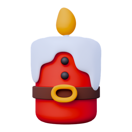 Vela de natal  3D Icon