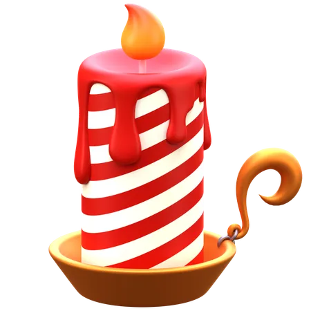 Vela roja  3D Icon