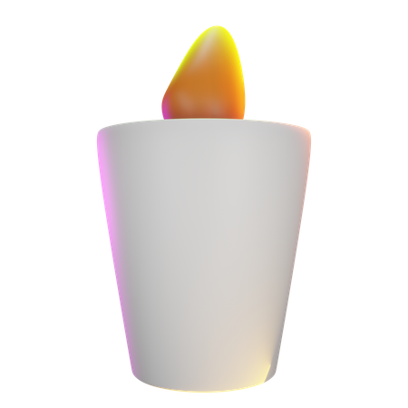 Veladora  3D Icon