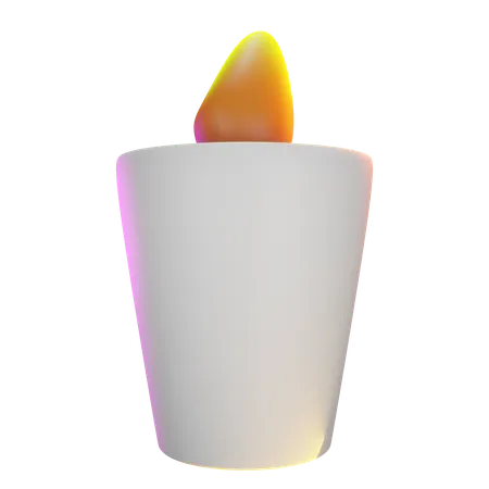 Veladora  3D Icon