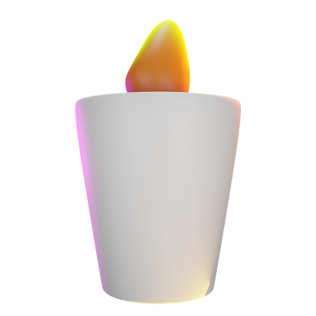 Veladora  3D Icon