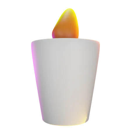 Veladora  3D Icon