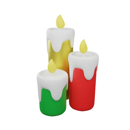 Velas  3D Icon