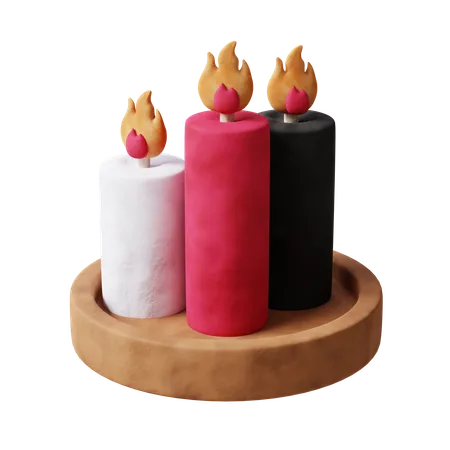 Velas  3D Icon