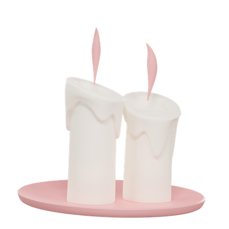 Velas  3D Icon