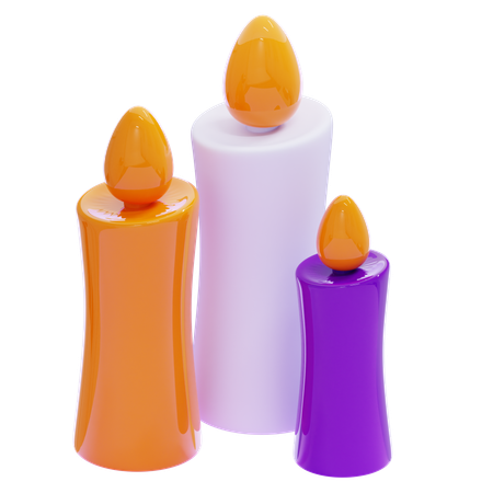 Velas  3D Icon