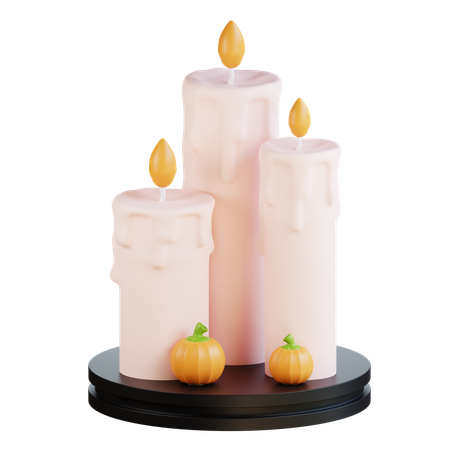 Velas  3D Icon