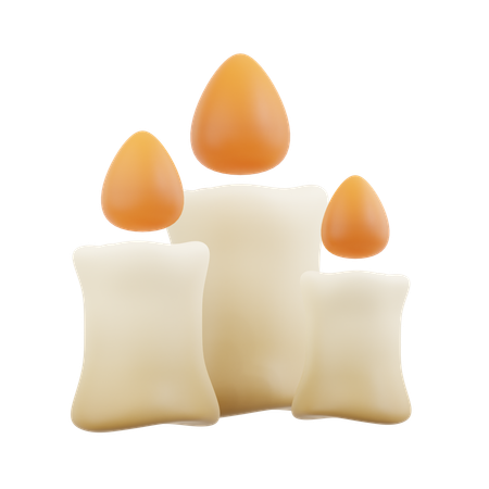 Velas  3D Icon