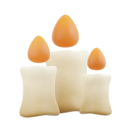 Velas  3D Icon