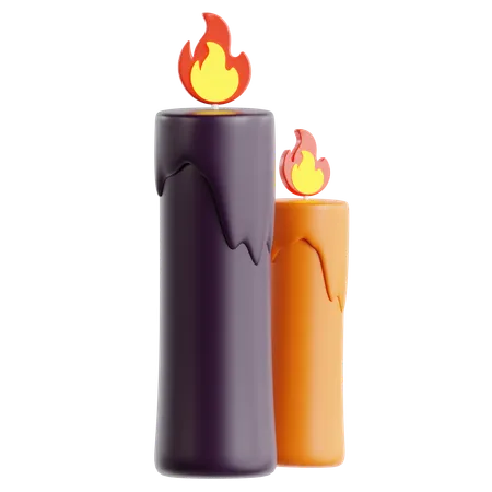 Velas  3D Icon