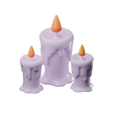 Velas  3D Icon