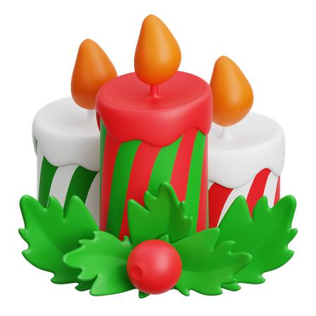 Velas  3D Icon