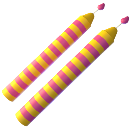 Velas  3D Icon
