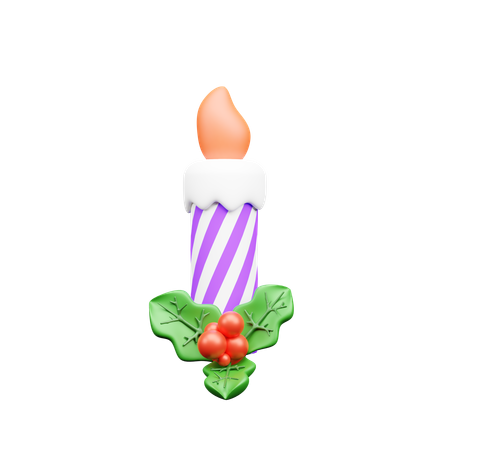 Velas  3D Icon