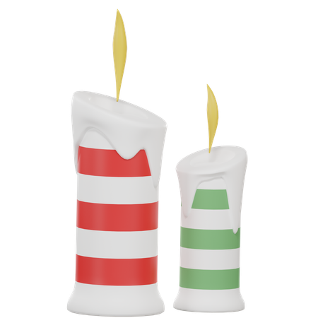 Velas acesas  3D Icon