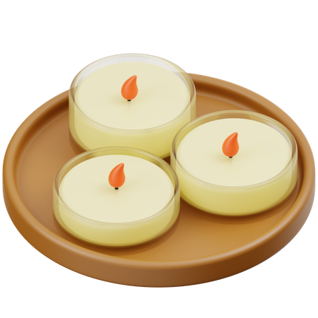 Velas de aromaterapia  3D Icon