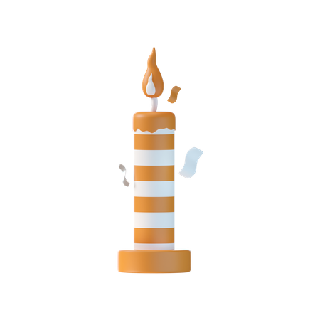 Velas de cumpleaños  3D Icon