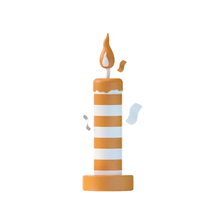 Velas de cumpleaños  3D Icon