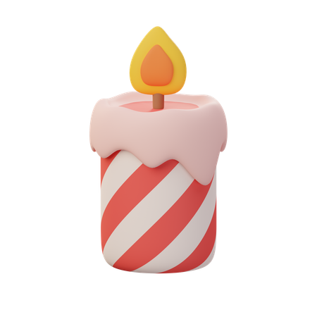 Velas de navidad  3D Icon